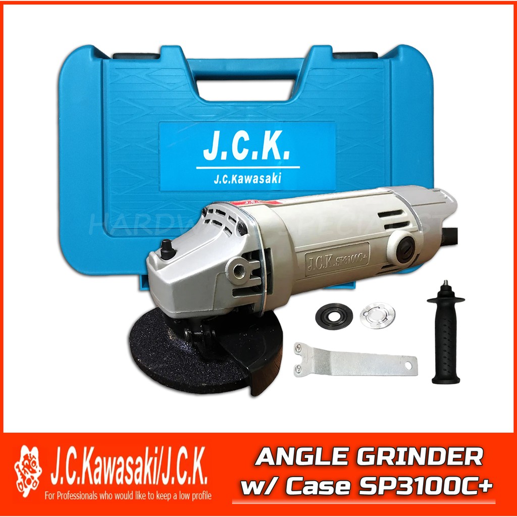 JC Kawasaki Angle Grinder SP3100C or SP3100C+ with Carrying Case