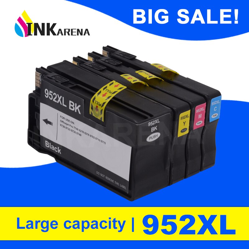 952XL Printer Ink Cartridge For HP Officejet Pro 7740 8210 8218 8710