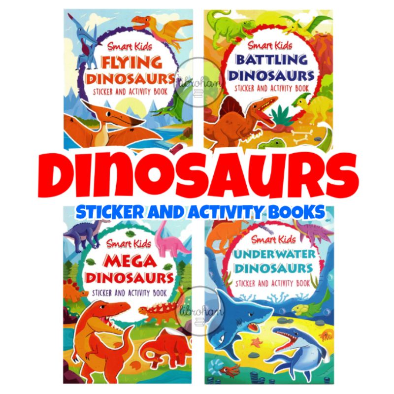 Dinosaur Sticker and Activity Books for Children Shopee Philippines