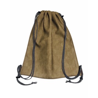 Synthetic Leather Draw string Bag with Cord Lock