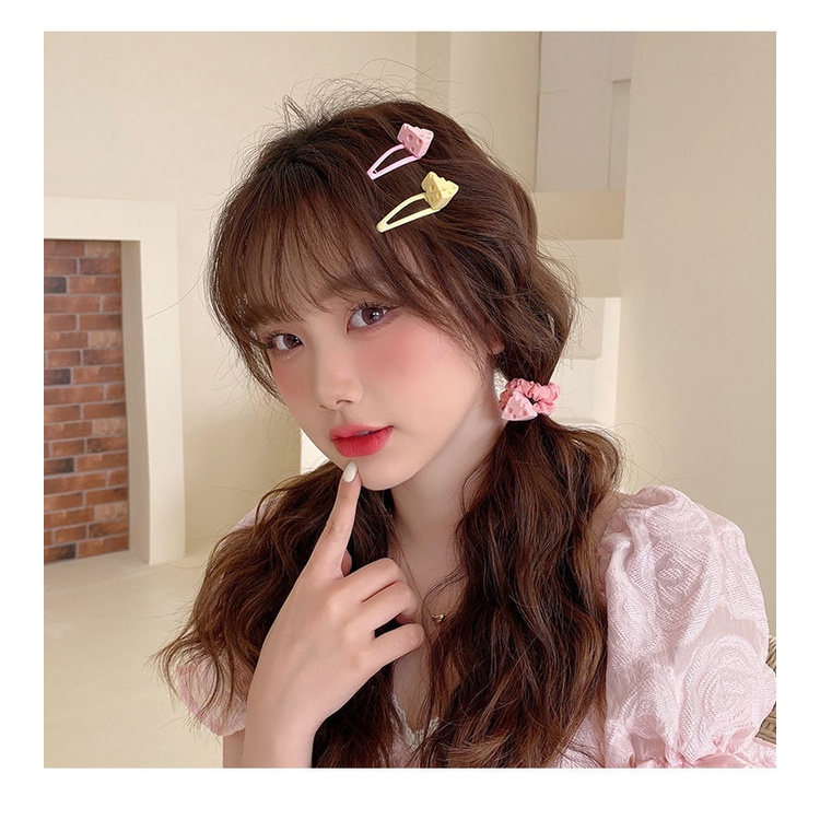 Cheese Hair Clip Cream Yellow Duck Mouth Clip Simple ins Hair Accessories  For Women | Shopee Philippines