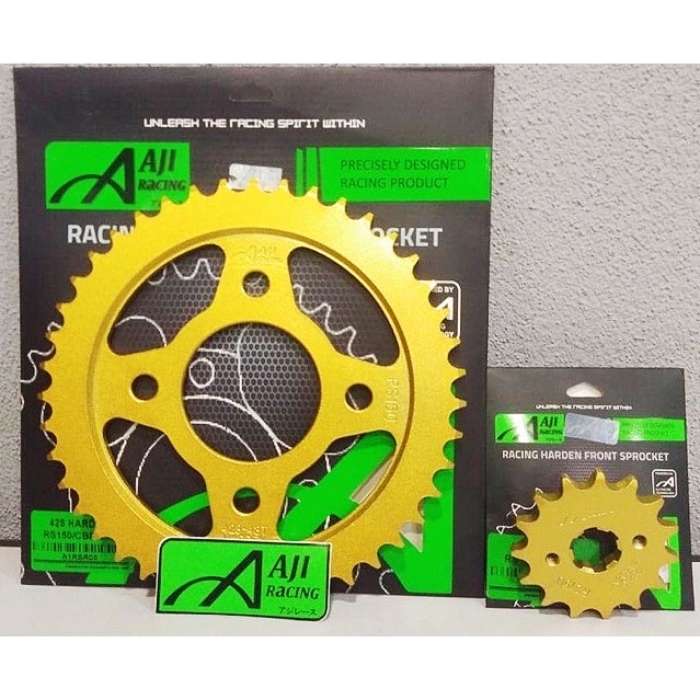 HONDA RS150/ CBR150 428H AJI RACING SPROCKET [GOLD] [ 14T/15T/ 16T AND