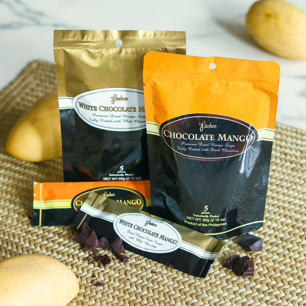Freshco Chocolate Dried Mangoes (60 grams/pack) Shopee Philippines
