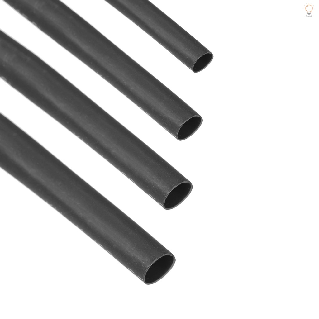 【COSH】4pcs 1-Meter Shrinkable Tube Heat Shrink Tubing 3mm 4mm 5mm 6mm Diameter & 1m Length