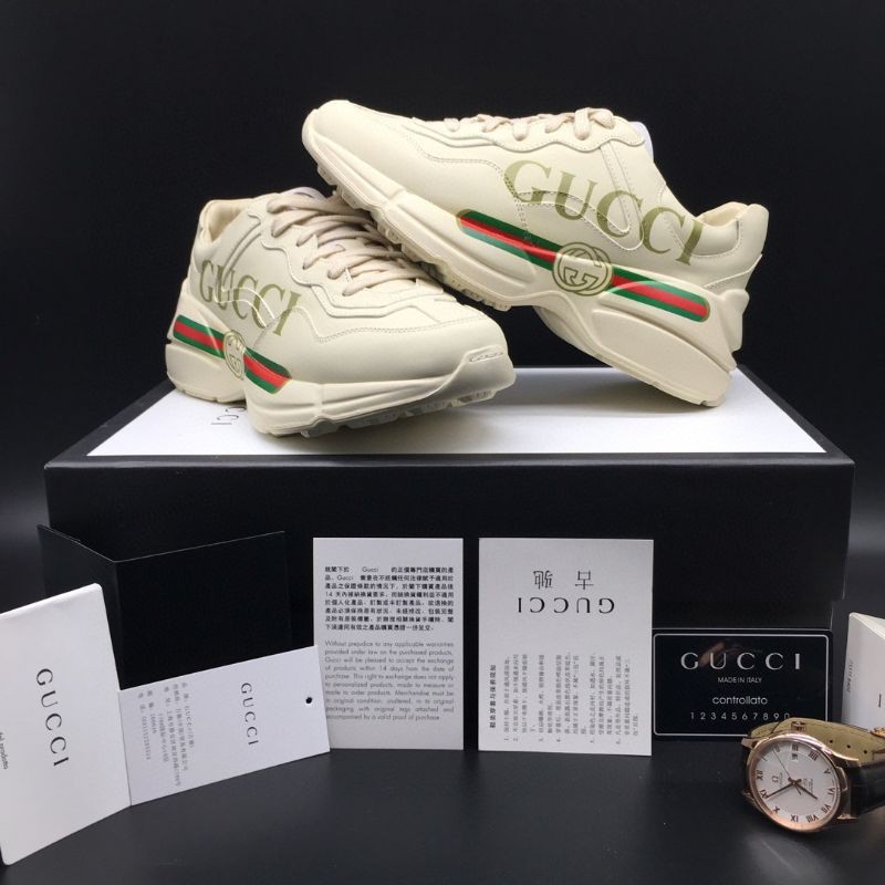 Gucci Dad Shoes Fashion Four Seasons Shoes Shoes Shoes Casual Shoes | Shopee Philippines