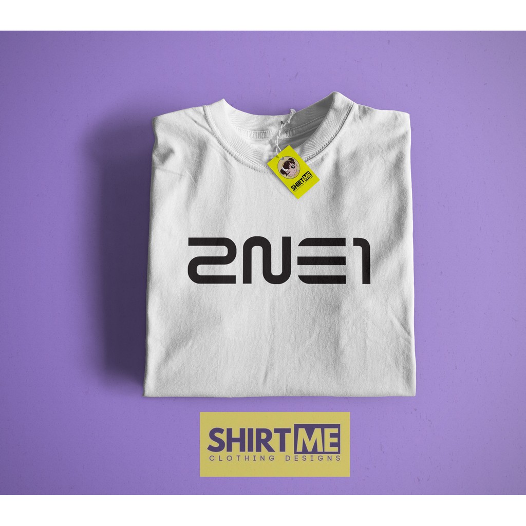 2ne1 Kpop Group Logo Shirt White Subli Tees Cotton Spandex Unisex Shopee Philippines