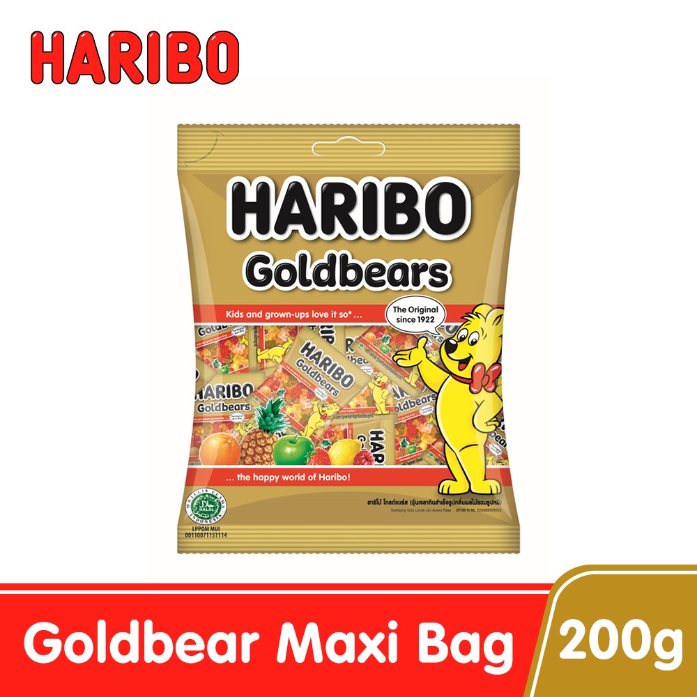 Haribo Goldbear Maxi Bag 200g | Shopee Philippines