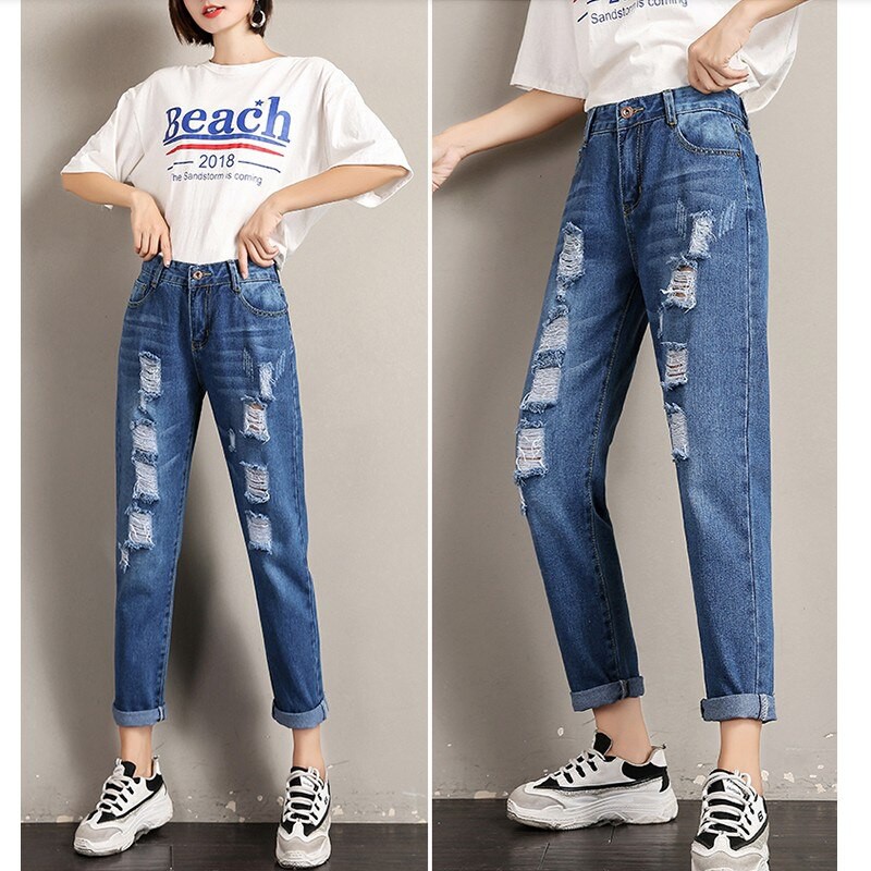 plus size loose fit jeans