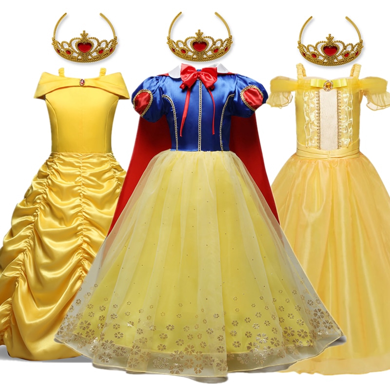 Little Girls Disney Snow White Princess Costume Roleplay Princess