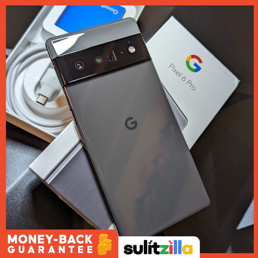 google pixel 6 pro 5g 128gb 12gb ram stormy black