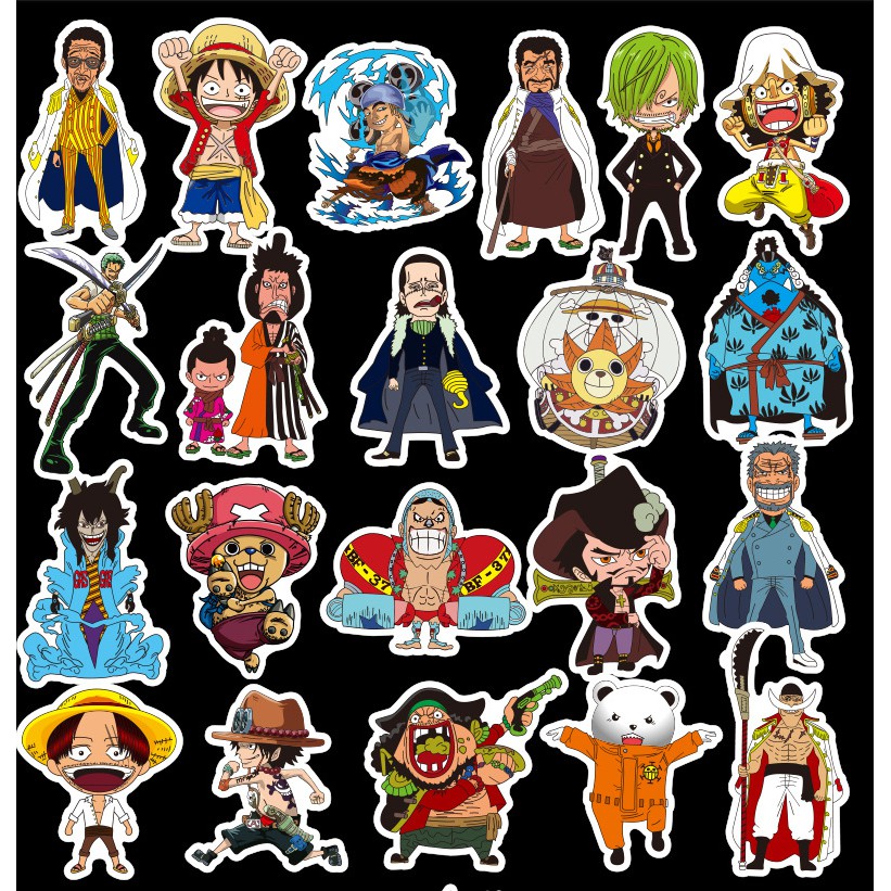 48pcs one piece stickers bomb decal vinyl roll for car skateboard laptop luggage shopee philippines