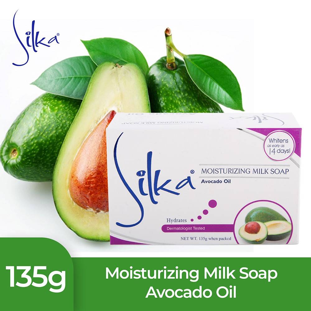 Silka Moisturizing Milk Soap with Avocado Oil 135g Shopee Philippines