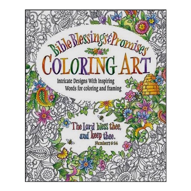 Download Bible Blessings And Promises Coloring Book For Adults Shopee Philippines