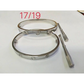 Stainless steel Cartier with screw bangle free  box #2