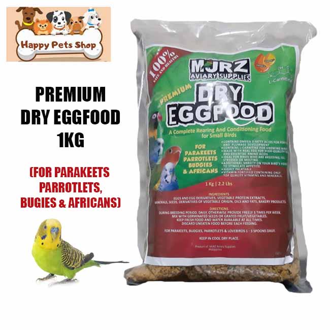 Happy Pets Shop DRY EGG FOOD FOR BIRDS 1KG Shopee Philippines