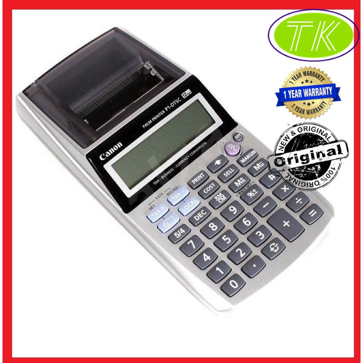 Canon P1-DTSC 12 digit printing calculator | Shopee Philippines