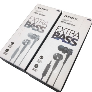 SONY MDR-XB55AP Bass Booster In-Ear Headphones with In-Line Mac Black