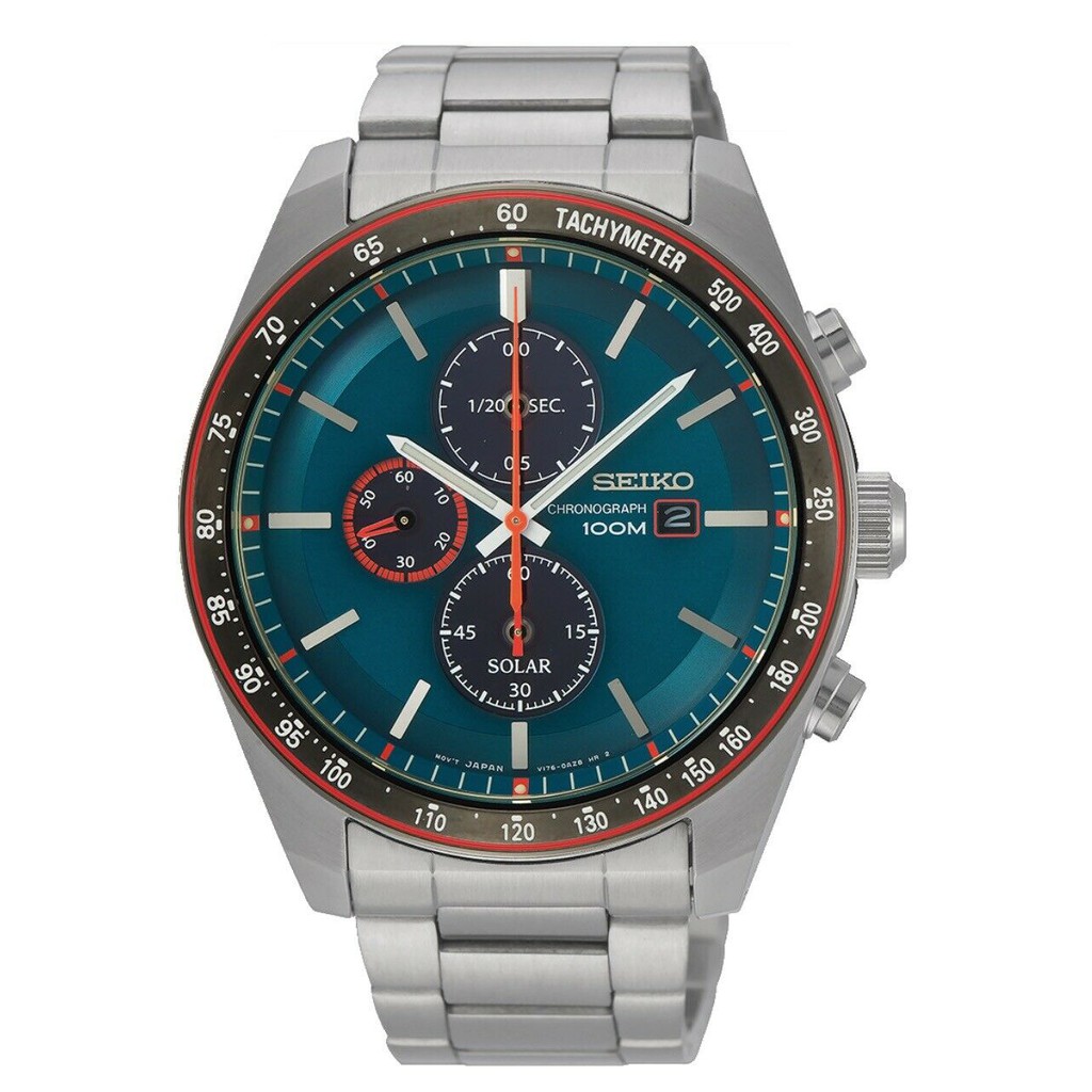 seiko green chronograph