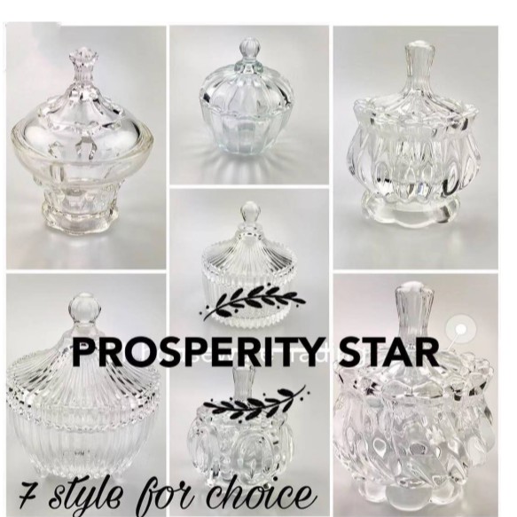 Home Decoration Glass Candy Jar Shopee Philippines