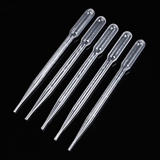 100Pcs 1/2/3/5/10ml Disposable Plastic Droppers Transfer Pipettes, Graduated Polyethylene PP Essential Oil Dropper 1ml 2ml 3ml 5ml 10ml Makeup Tool