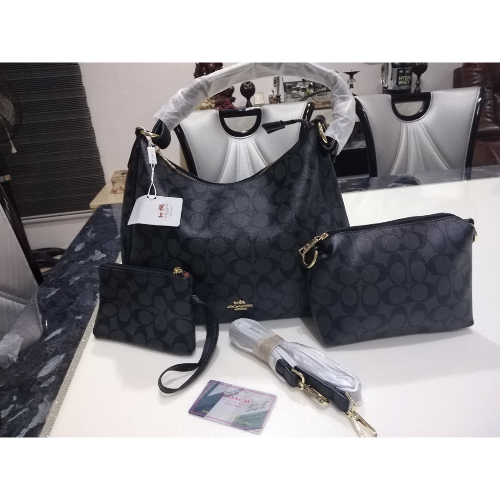 HOT SALE! COACH  3N1 Tote bag/sling bag, pouche & wallet.. High  quality ✓✓ | Shopee Philippines