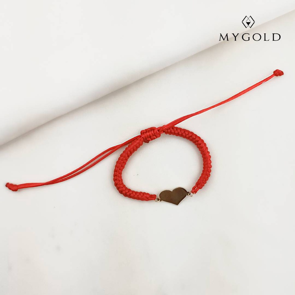 MyGold Pawnable & Authentic Red String Heart Bracelet Shopee Philippines