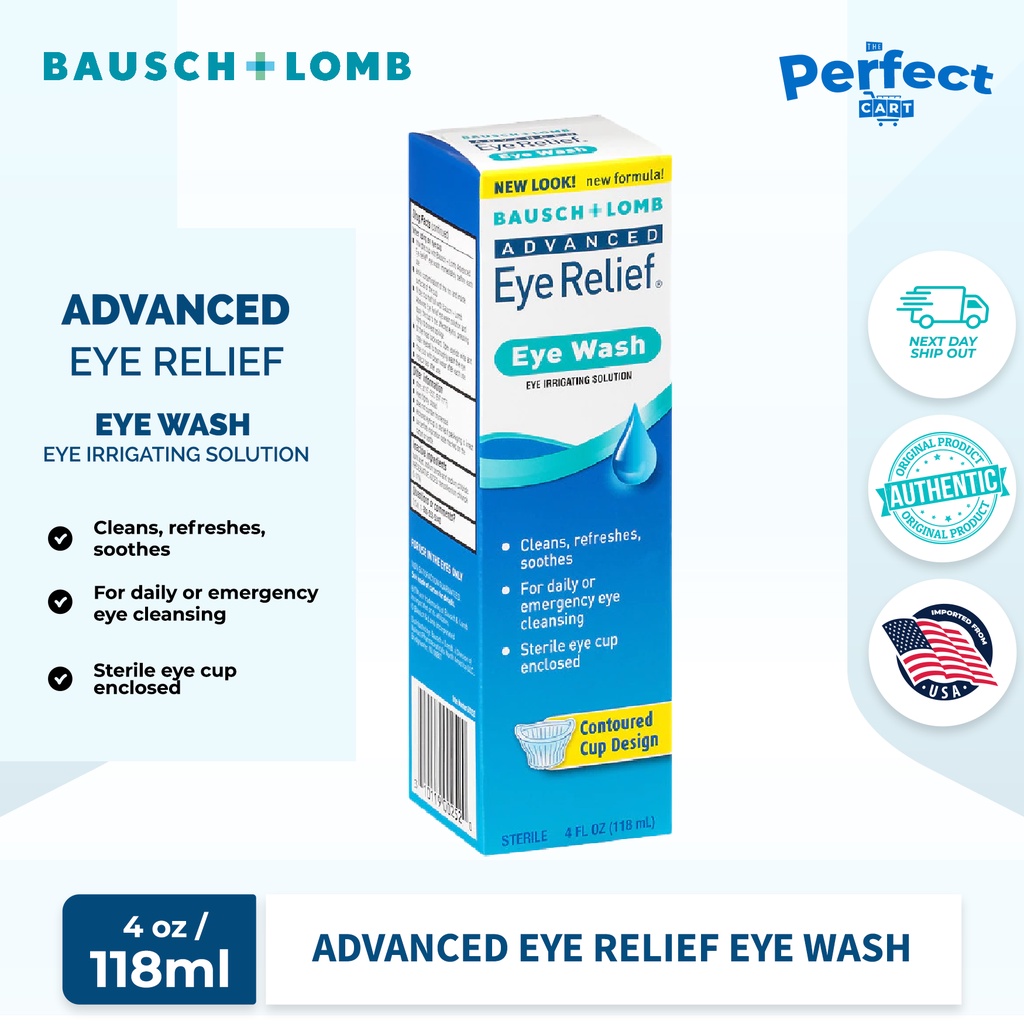 Bausch & Lomb Advanced Eye Relief Eye Wash 4.0 fl oz Shopee Philippines