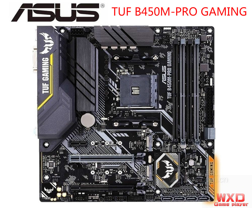 For ASUS TUF B450MPRO B450MPLUS GAMING Socket AM4 DDR4 64GB USB2.0