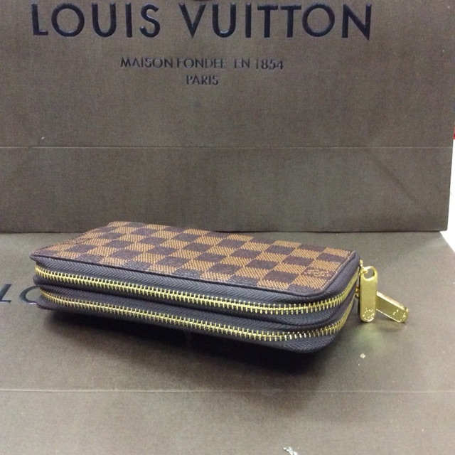 Louis Vuitton Double Zipper Wallet Class A | Shopee Philippines