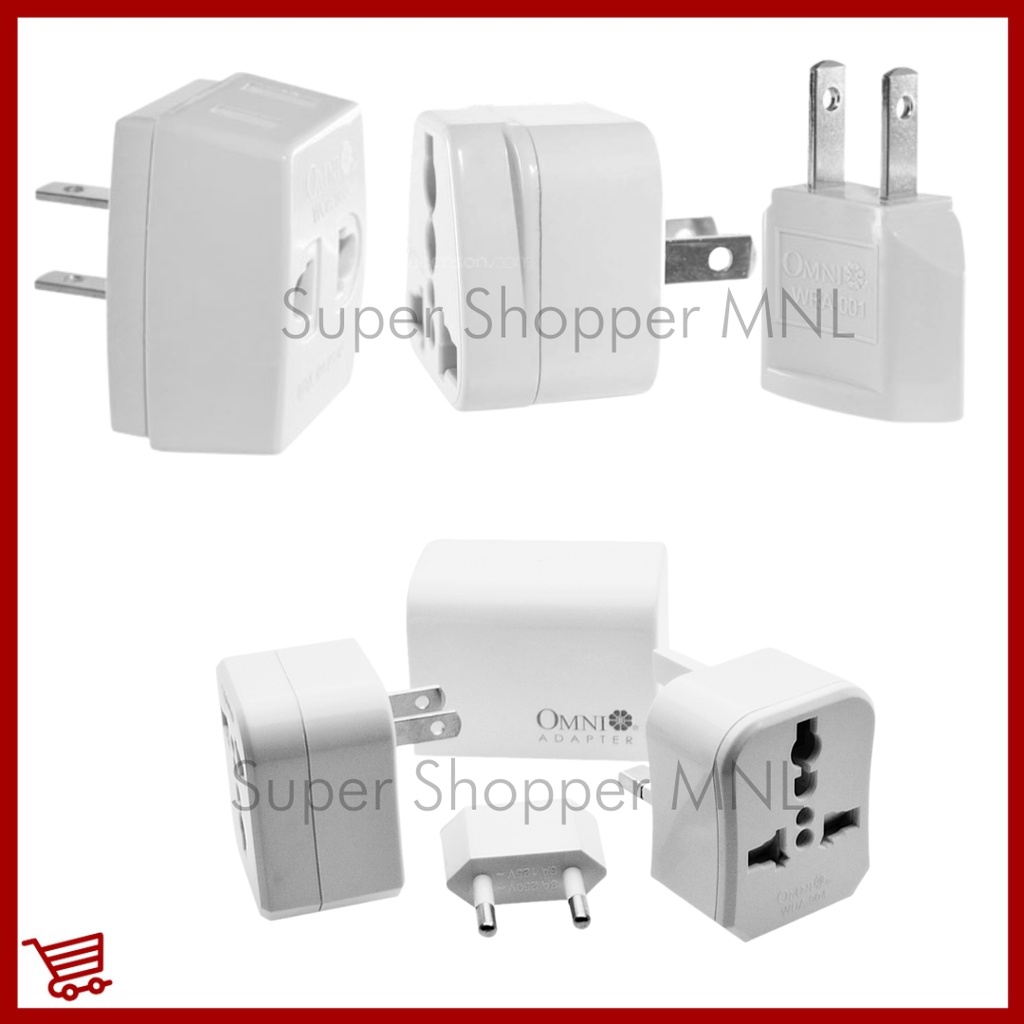 Omni Electrical Adaptor Adapter 1pc | Shopee Philippines