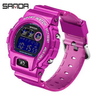 Sanda Men Fashion Digital Sports Watch Waterproof LED Chrono Alarm Clock #1