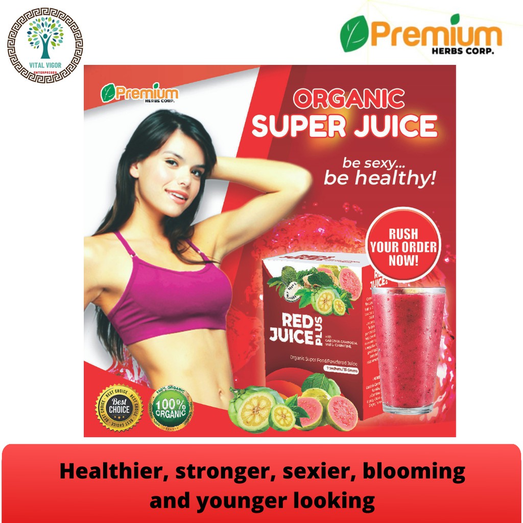 Red Juice Plus Organic Juice Drink /Slimming Super Food Immune System