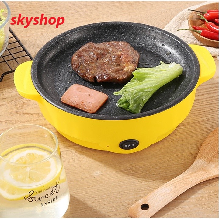NEW Non Stick Electric Frying Pan Mini Electric Frying Pan 22cm