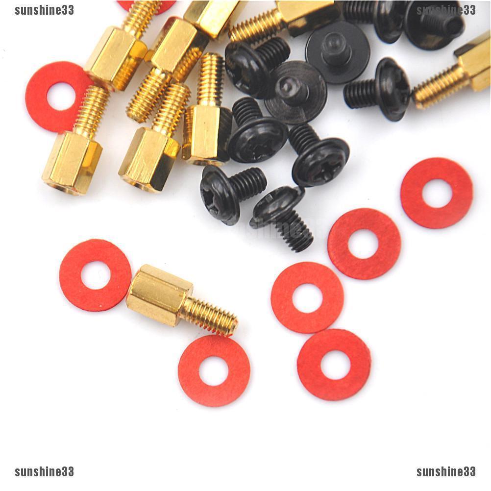 12pcs Computer Screws Motherboard Standoffs/ Screws/ Washers sunshine33