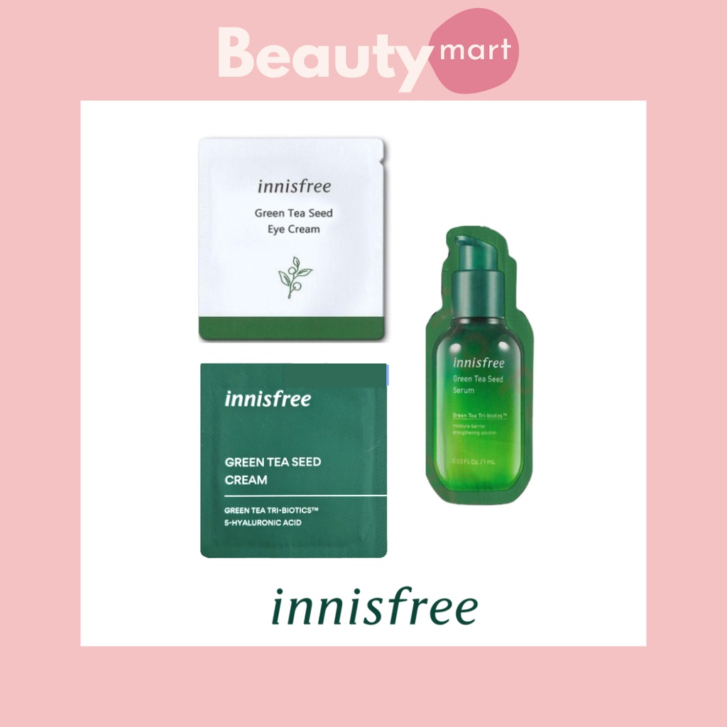 Innisfree Green Tea Seed Eye Cream Sachet Sample 1ml | Shopee Philippines