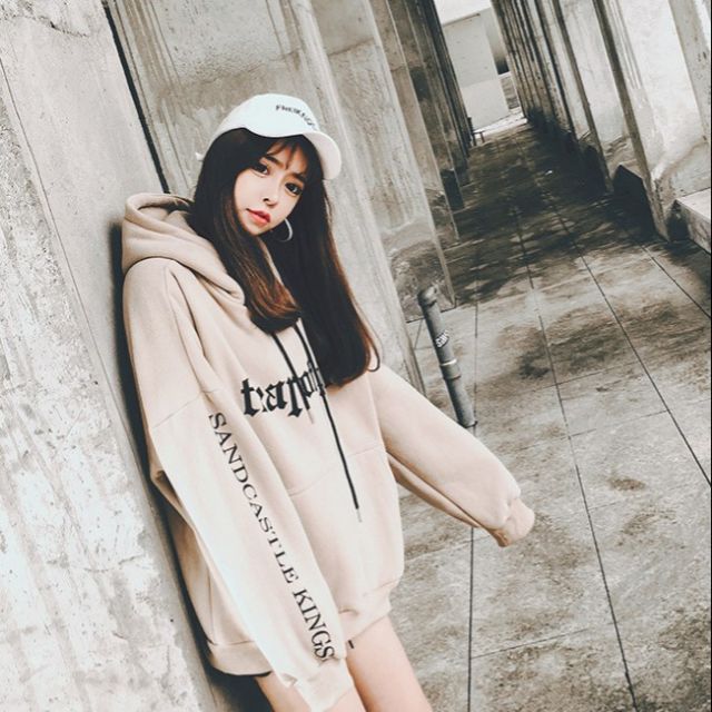 korean girl hoodie