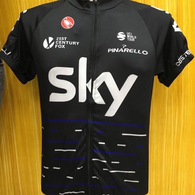 sky cycling jersey