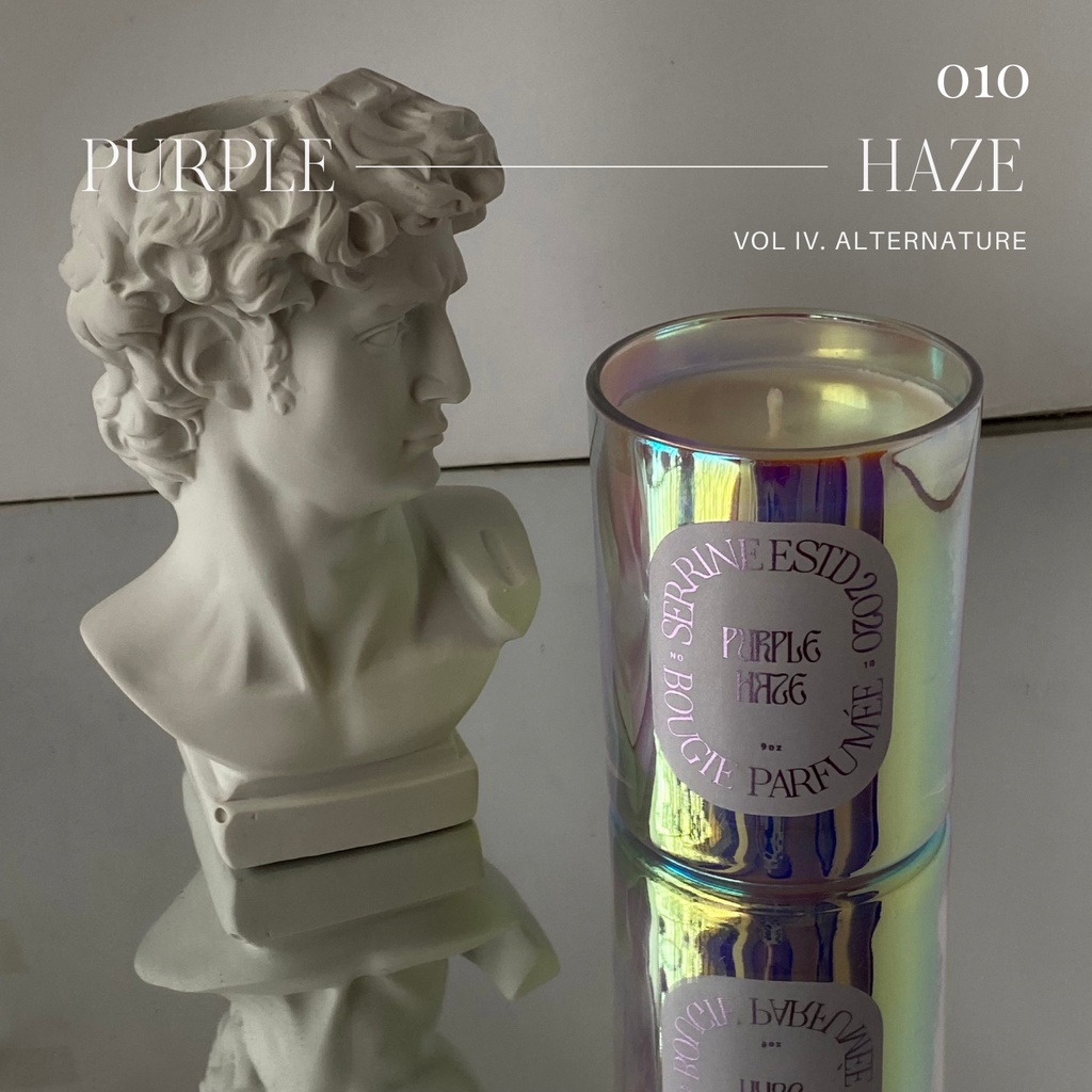 Nº10 Purple Haze (Vol. IV AlterNature) Serrine Candles Shopee