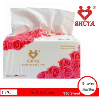 Shuta Rose Tissue 1 Pc 13 x 8.5 Cm