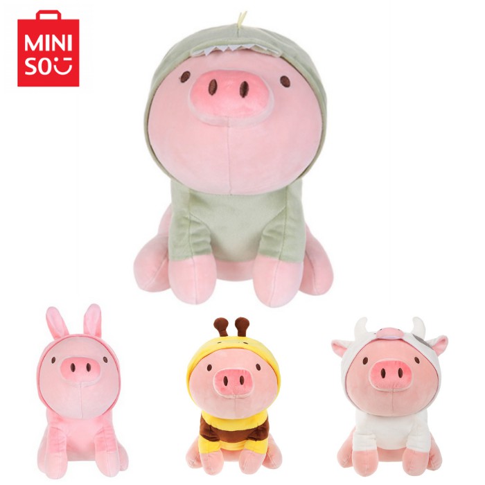 Miniso Piglet Plush Toy Cow Hoodie Peluche— Farmacorp | lupon.gov.ph