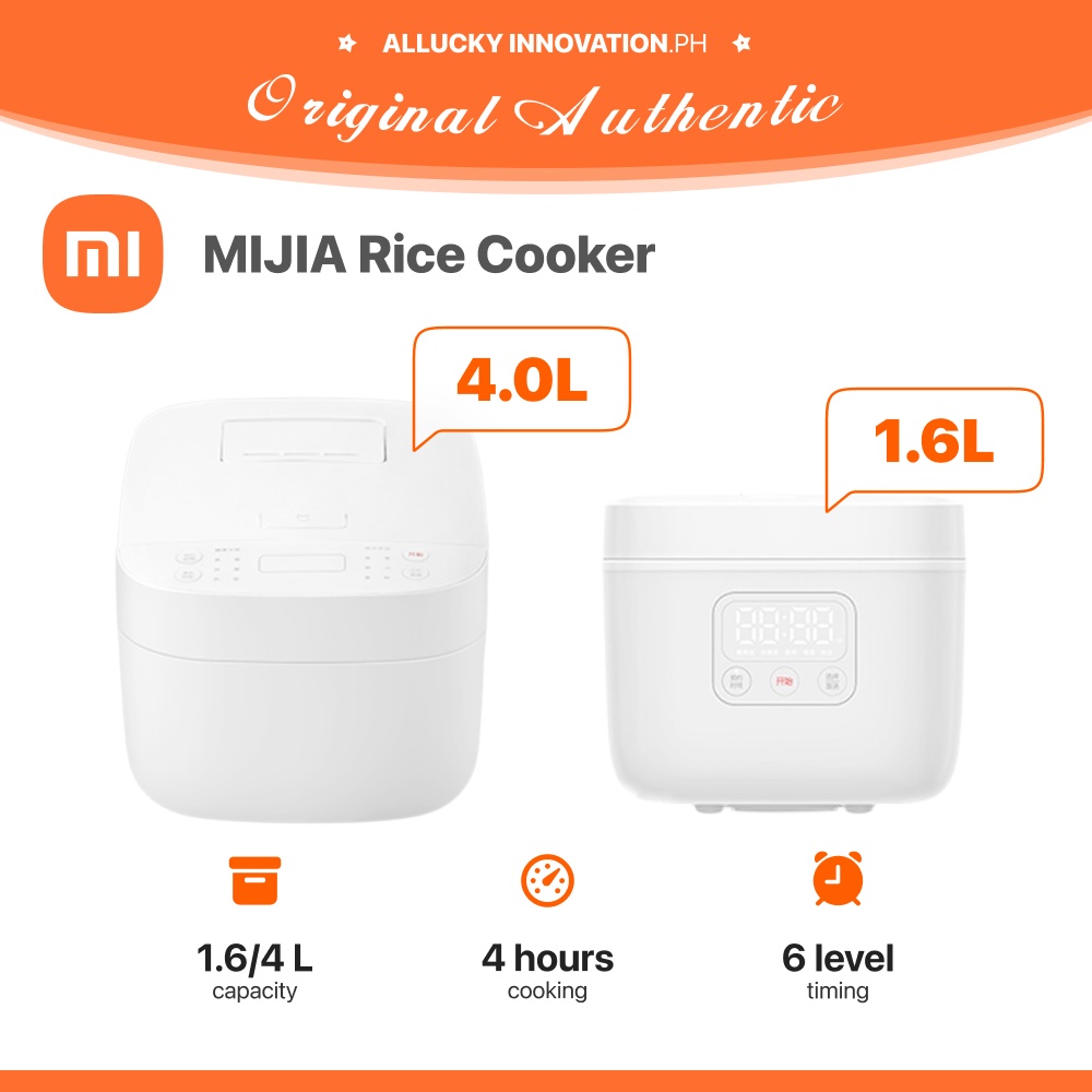 Xiaomi Mi Smart Mini Rice Cooker 1.6L 3L 4L LED Display Automatic