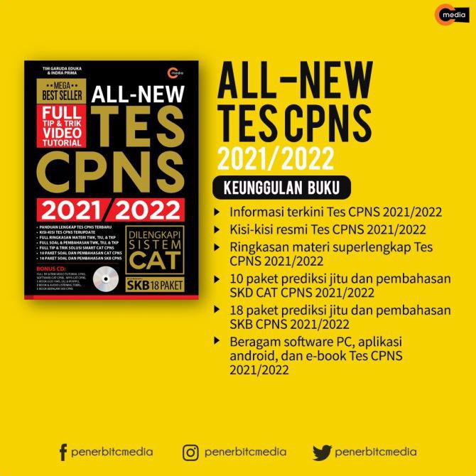 All New Test Book Cpns 2019 2020 Bonus Cd Cat 2021 2022 Shopee Philippines