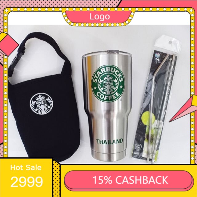 Thermos cup, Thermos bottle, Thai Yeti Thermos Cup 900Ml With Handbag