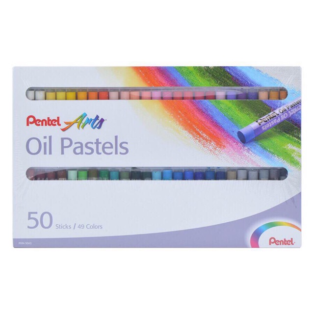 Pentel Oil Wax 50 Colors PHN-50, Pentel Wax (Genuine Product) | Shopee ...