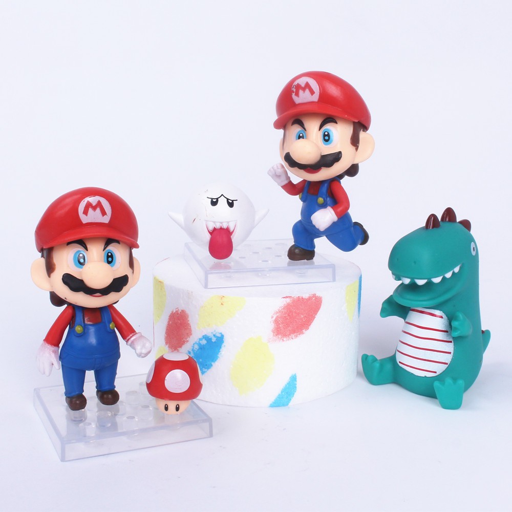 High Quality Super Mario Doll Cake Topper Mario Mushroom Cloud Toys Model Cake Decorations Kids Birthday Party Supplies Gifts Shopee Philippines