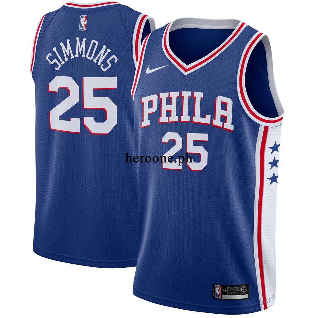 76ers jersey red