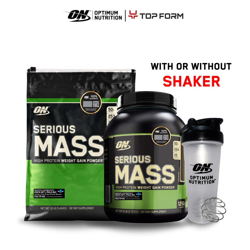 Optimum Nutrition Serious Mass, ON Mass Gainer Whey Protein Powder