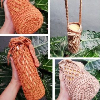 SC// Crochet Water Bottle Holder (Up to 22 oz only)(PRE ORDER)