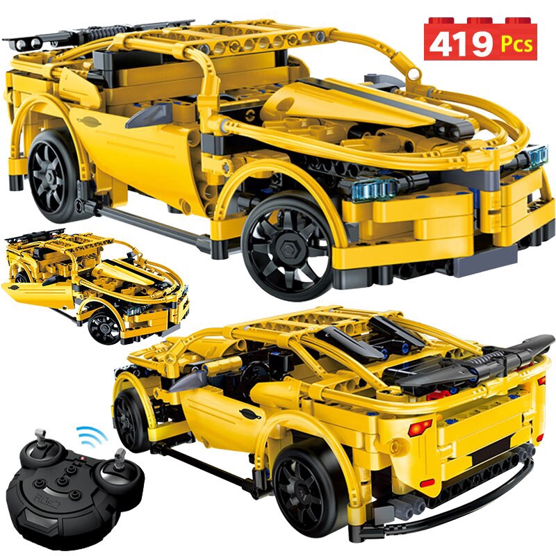 remote control yellow car
