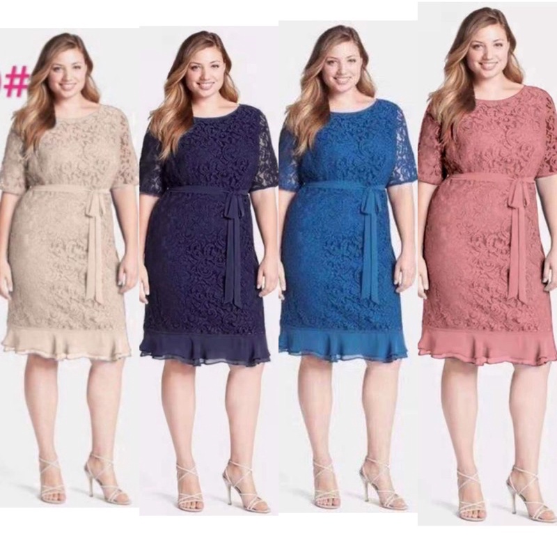 890 assorted plus size lace dress can ...